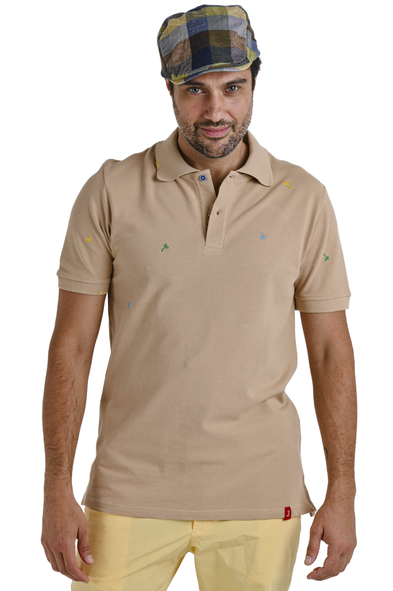 Polo regular Kaloa beige SS24