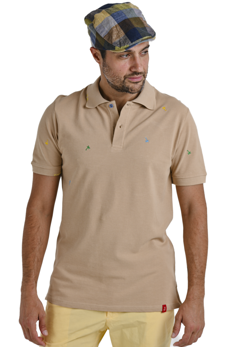 Polo regular Kaloa beige SS24