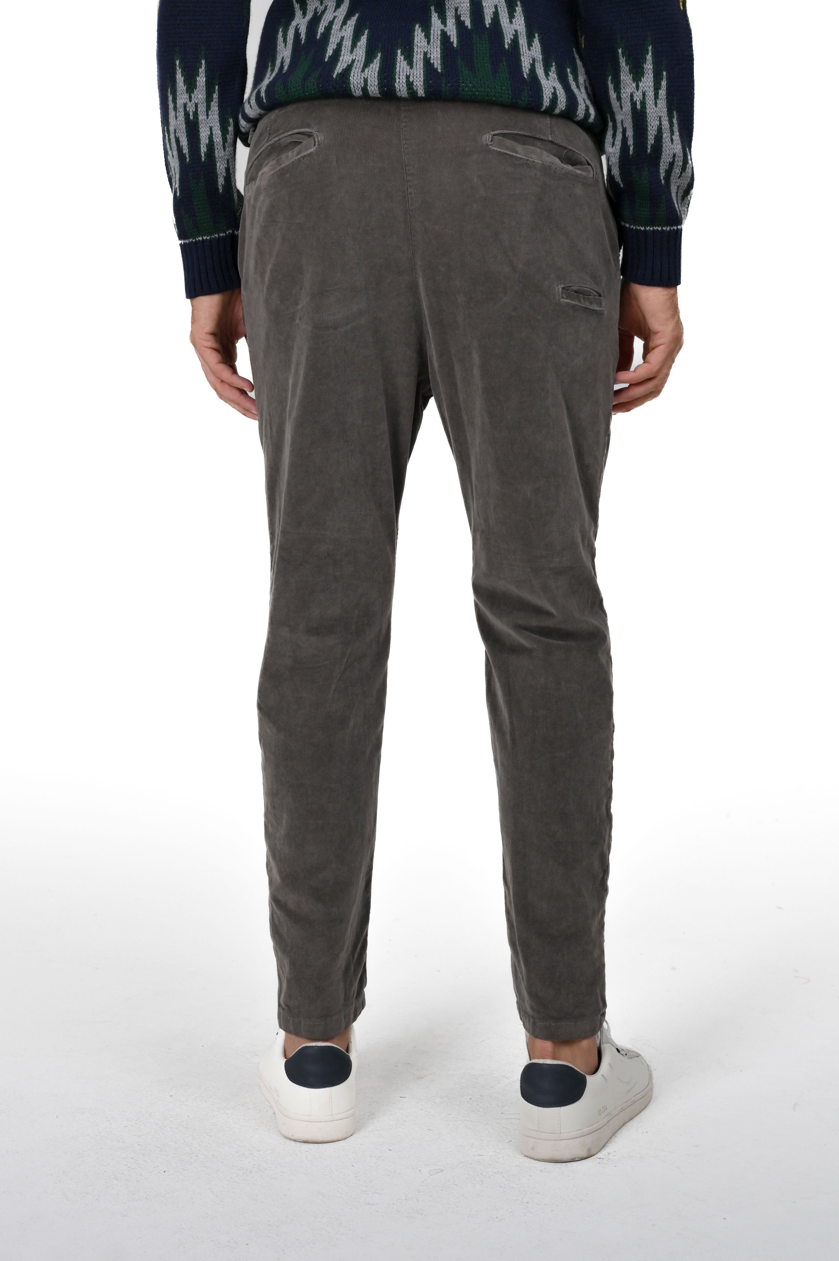 New Private Gab Blue Tapered Cotton Pants FW24/25