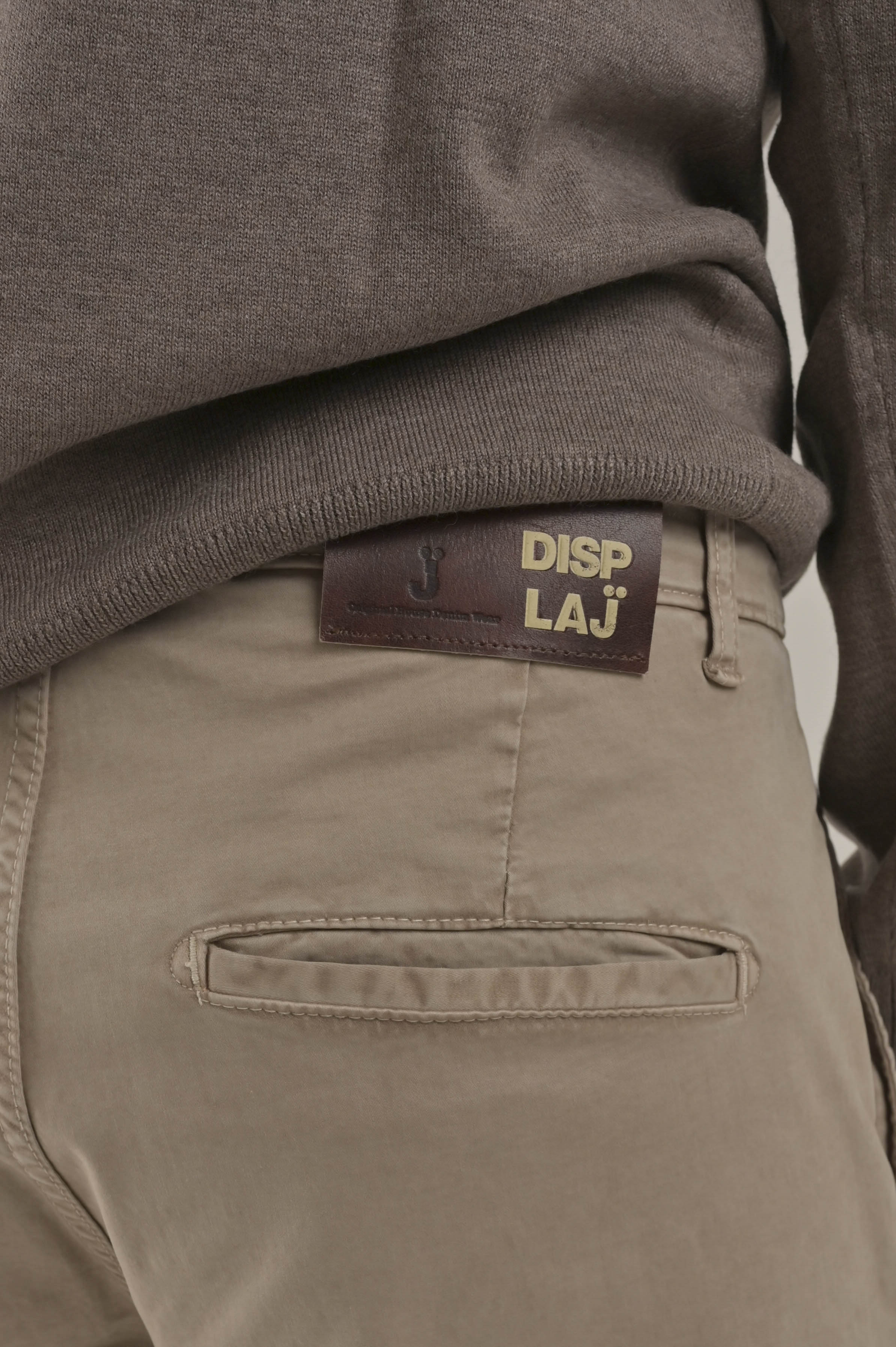 View Raso beige regular cotton trousers FW24/25