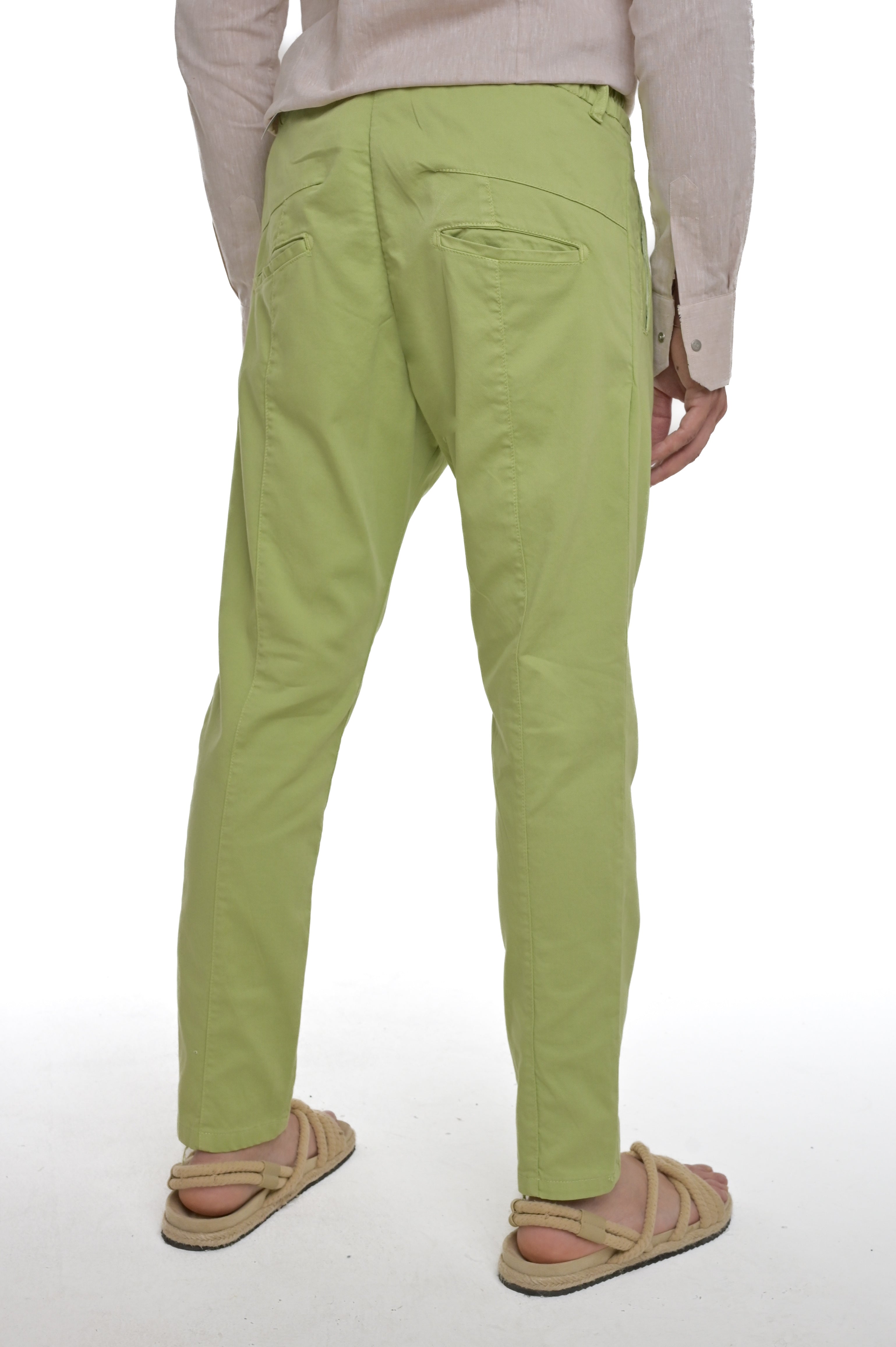 Pantaloni in cotone tapered Roby Monaco V.103 SS25