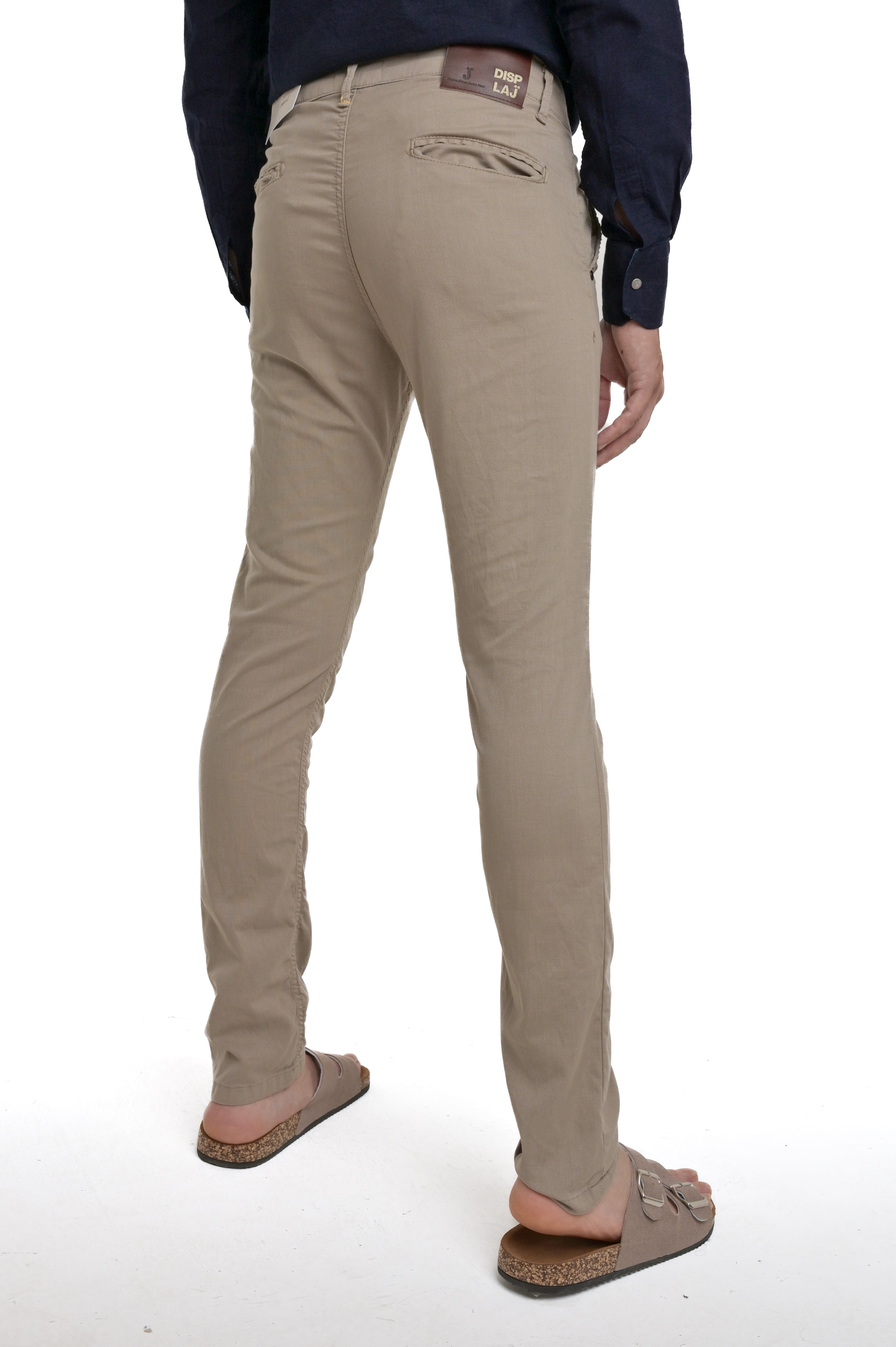 Pantaloni in cotone slim Kinos Open beige SS25