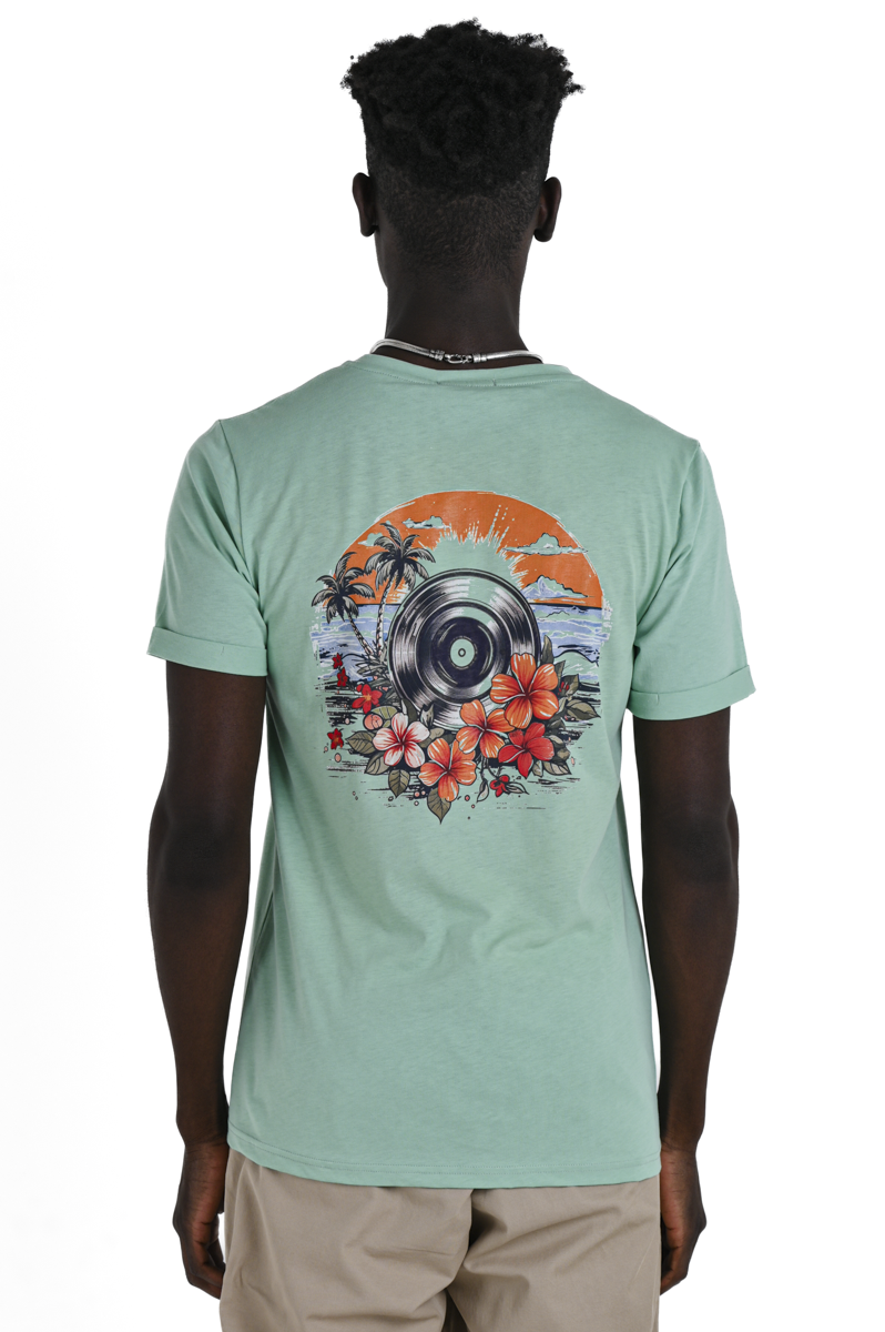 T-Shirt regular Vinil Verde Acqua SS24