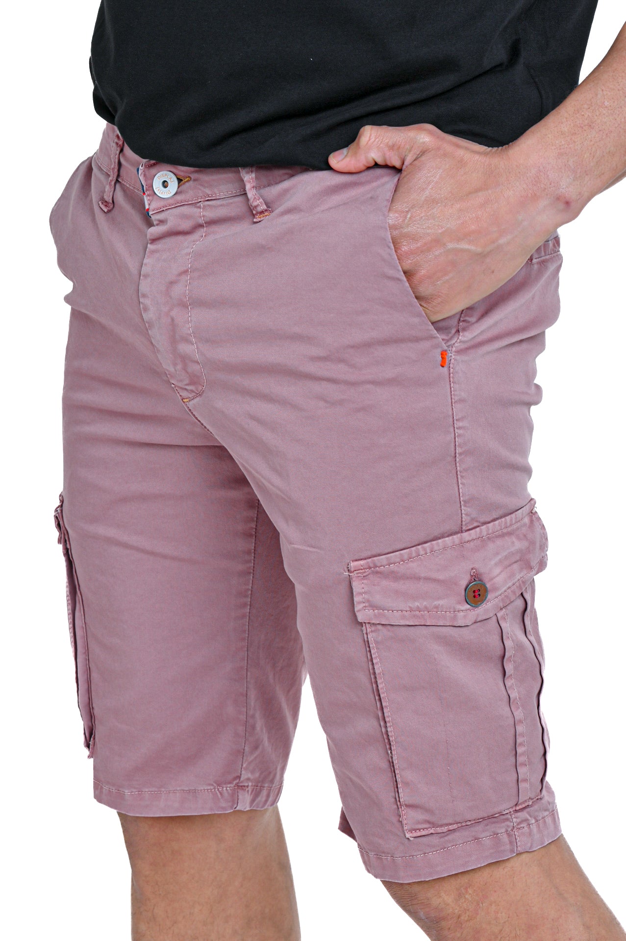 Bermuda in cotone slim Sonic Tascone Rosa