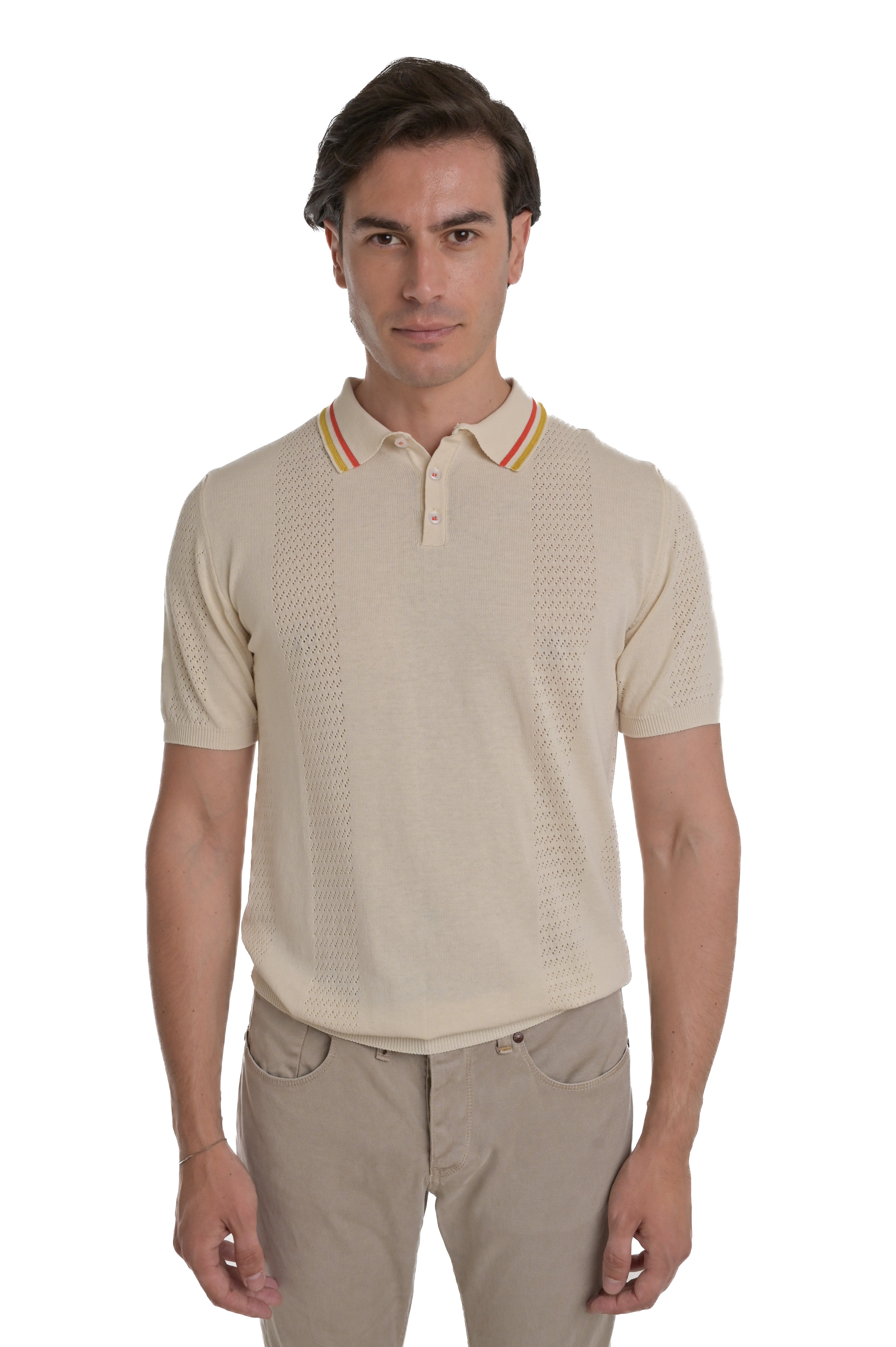 Polo regular DS 2586 panna SS25