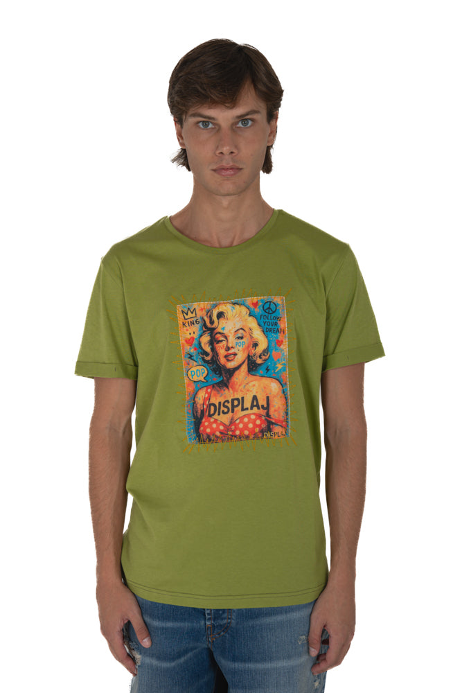 T-Shirt regular DSE 1010 verde SS26