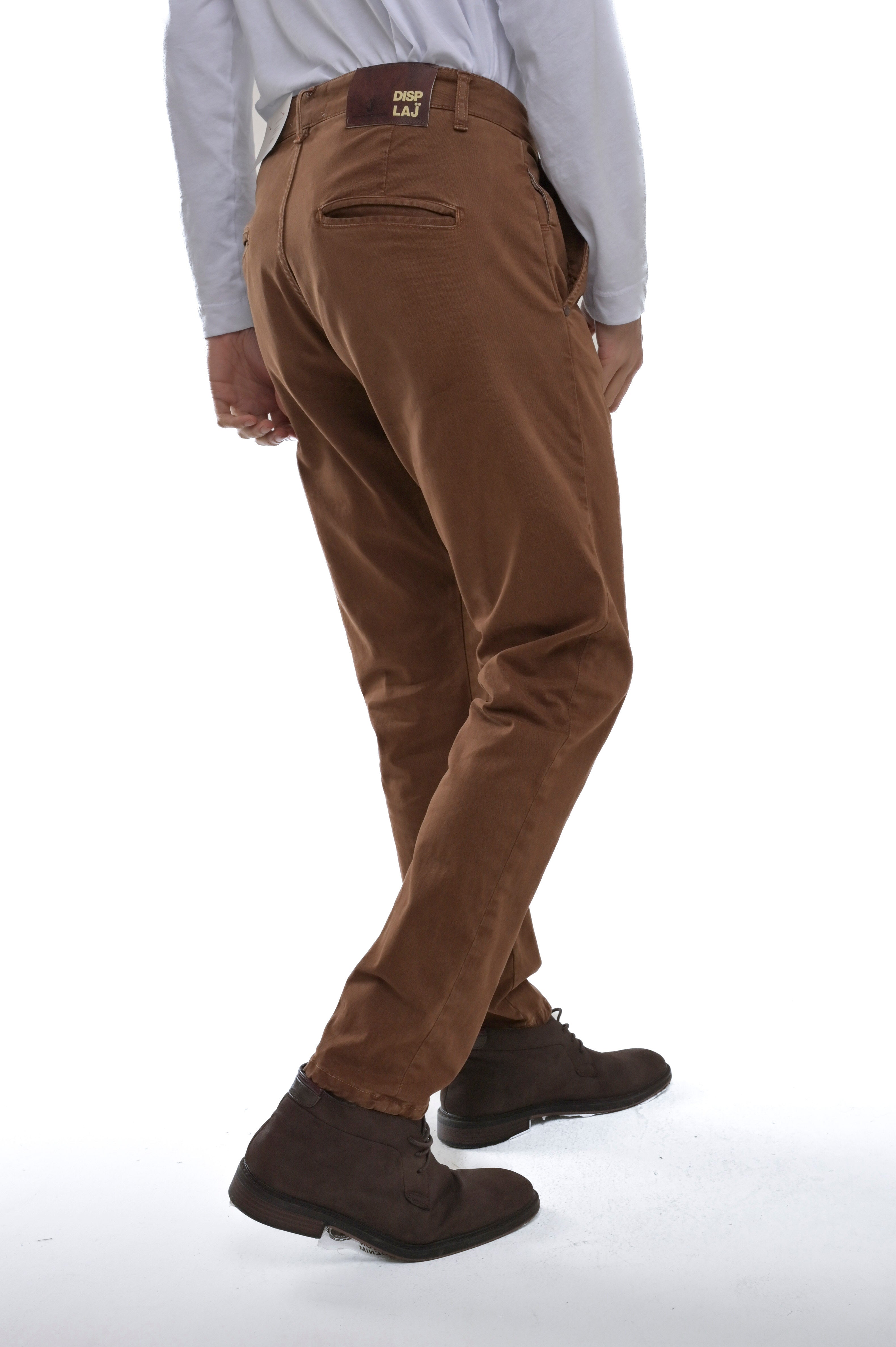 Pantaloni in cotone slim Felix Gab bruciato FW24/25