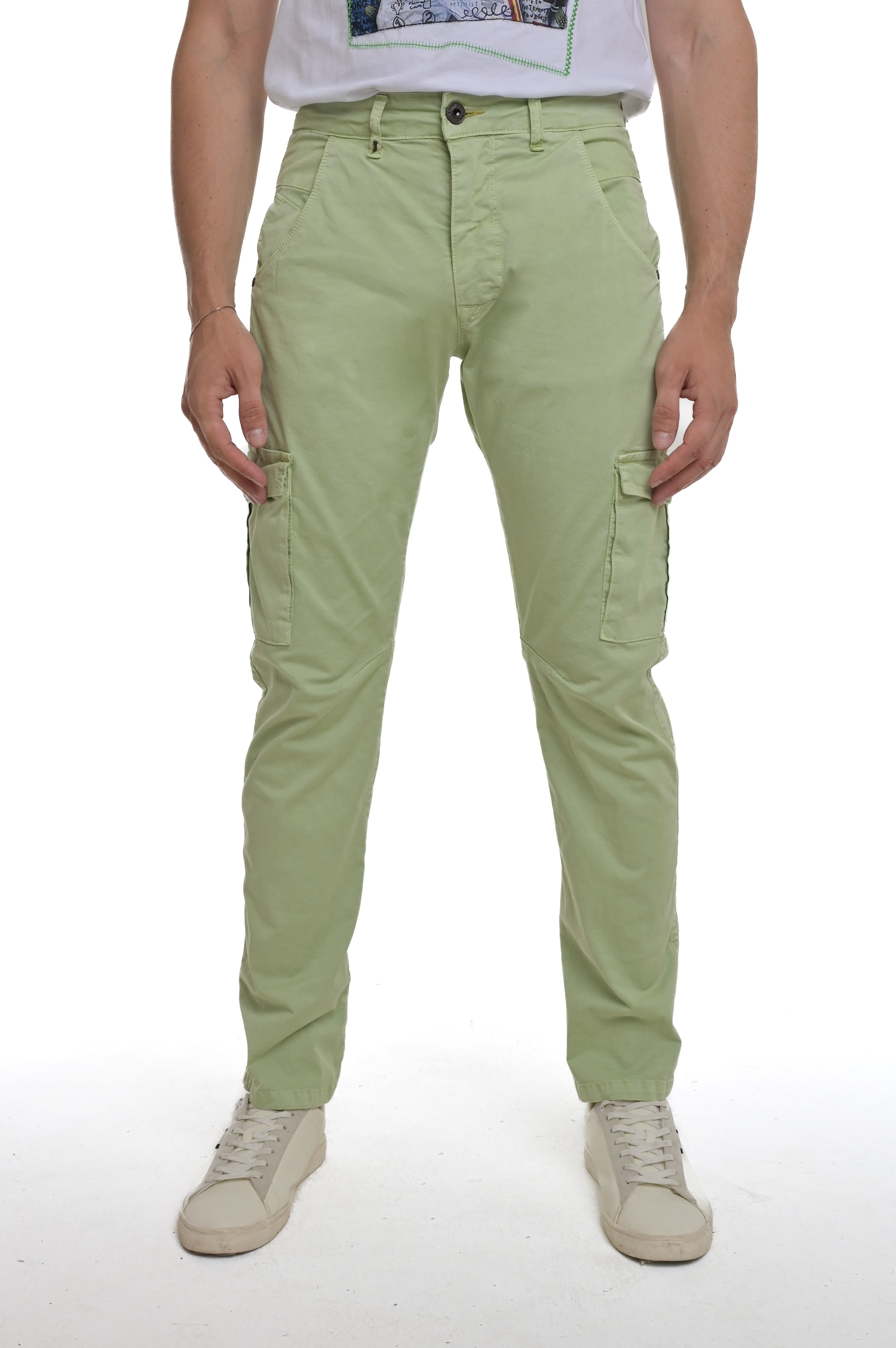 Pantaloni in cotone slim Cezanne V.103 SS25