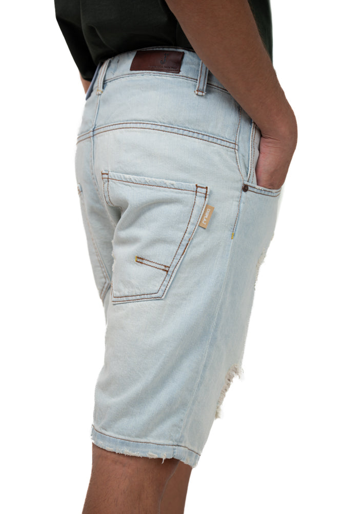 Bermuda in denim/lino regular Gis e24 SS26