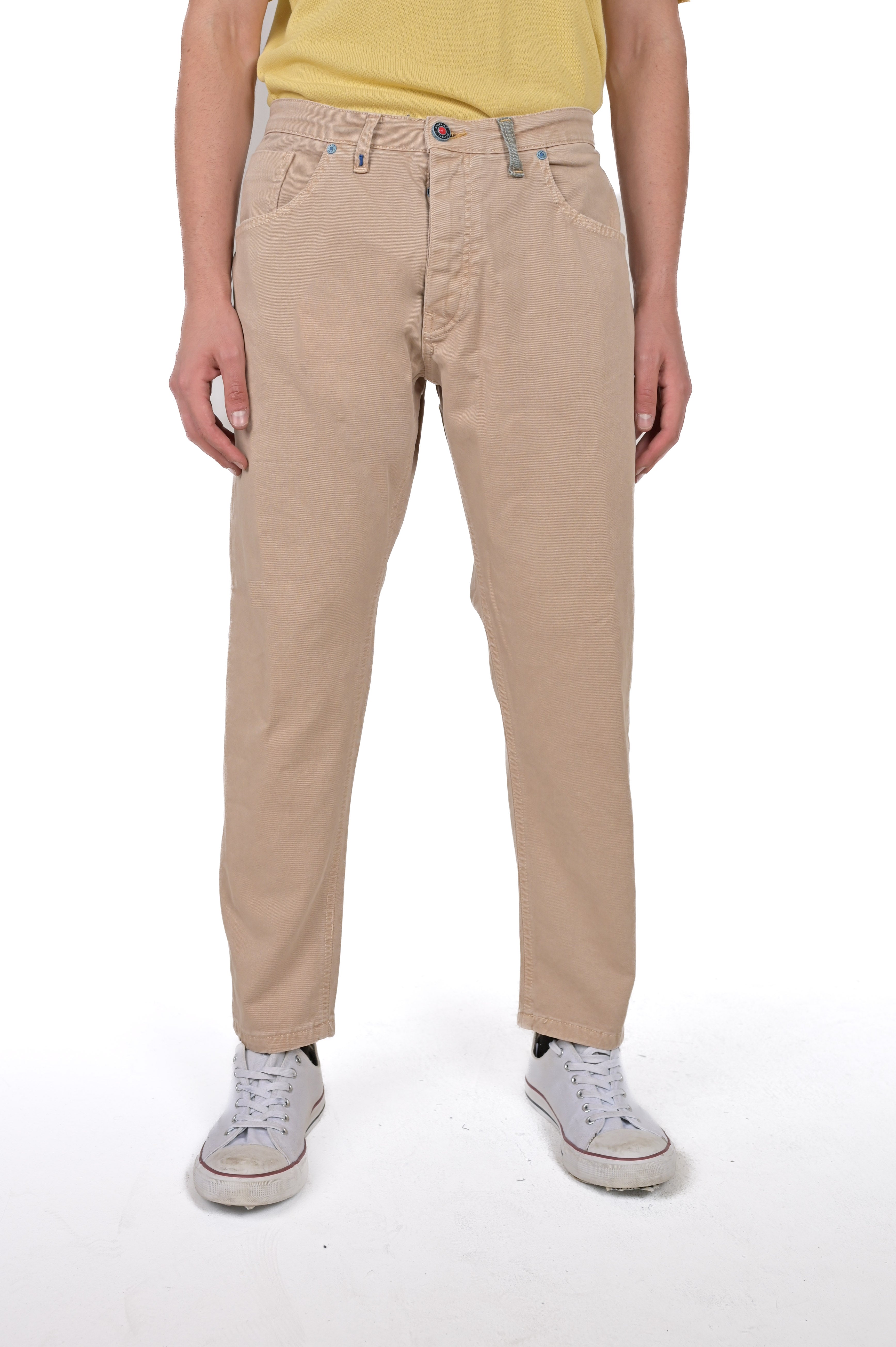 Pantaloni slim Life Libeccio beige SS24