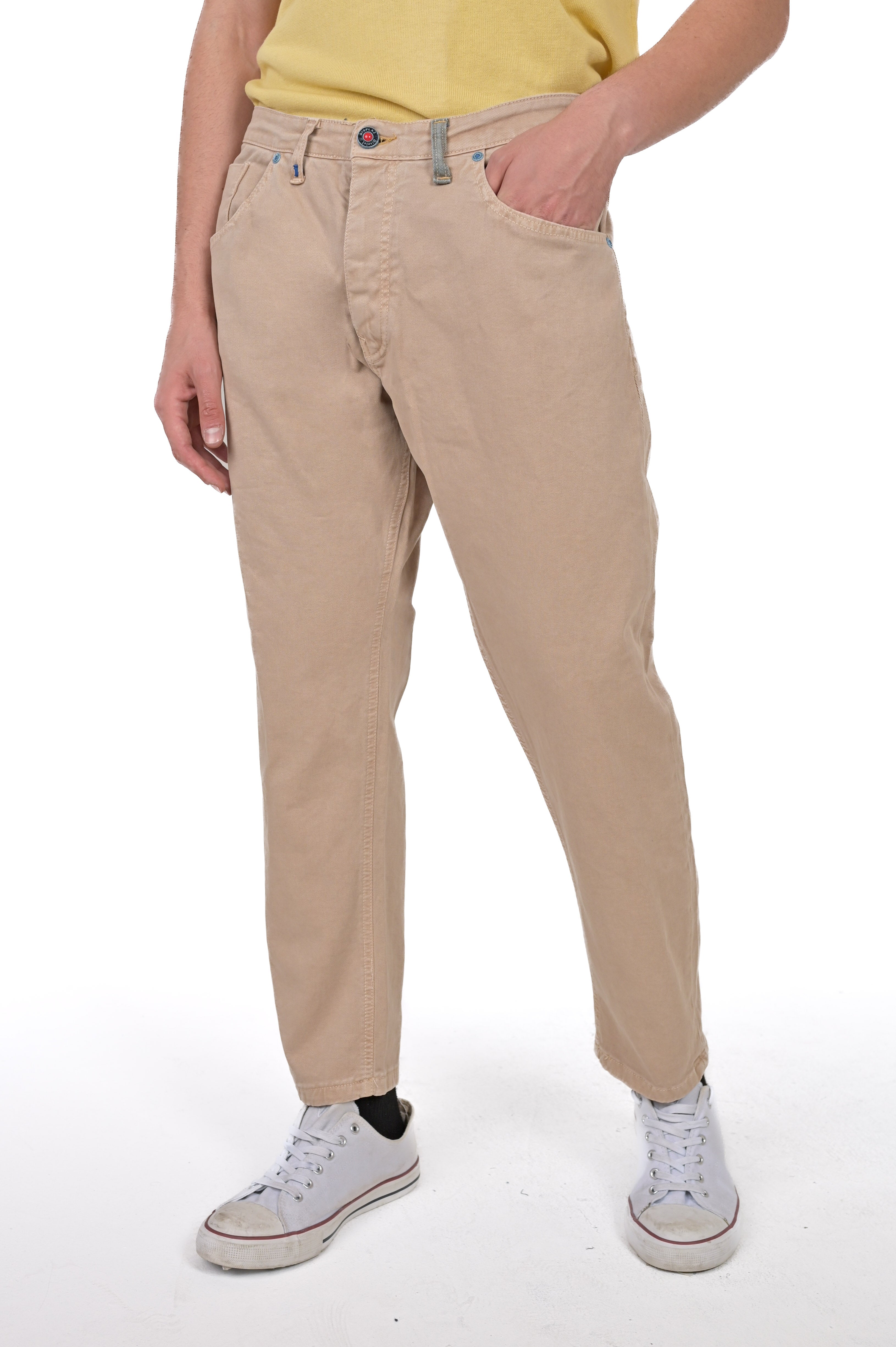 Pantaloni slim Life Libeccio beige SS24