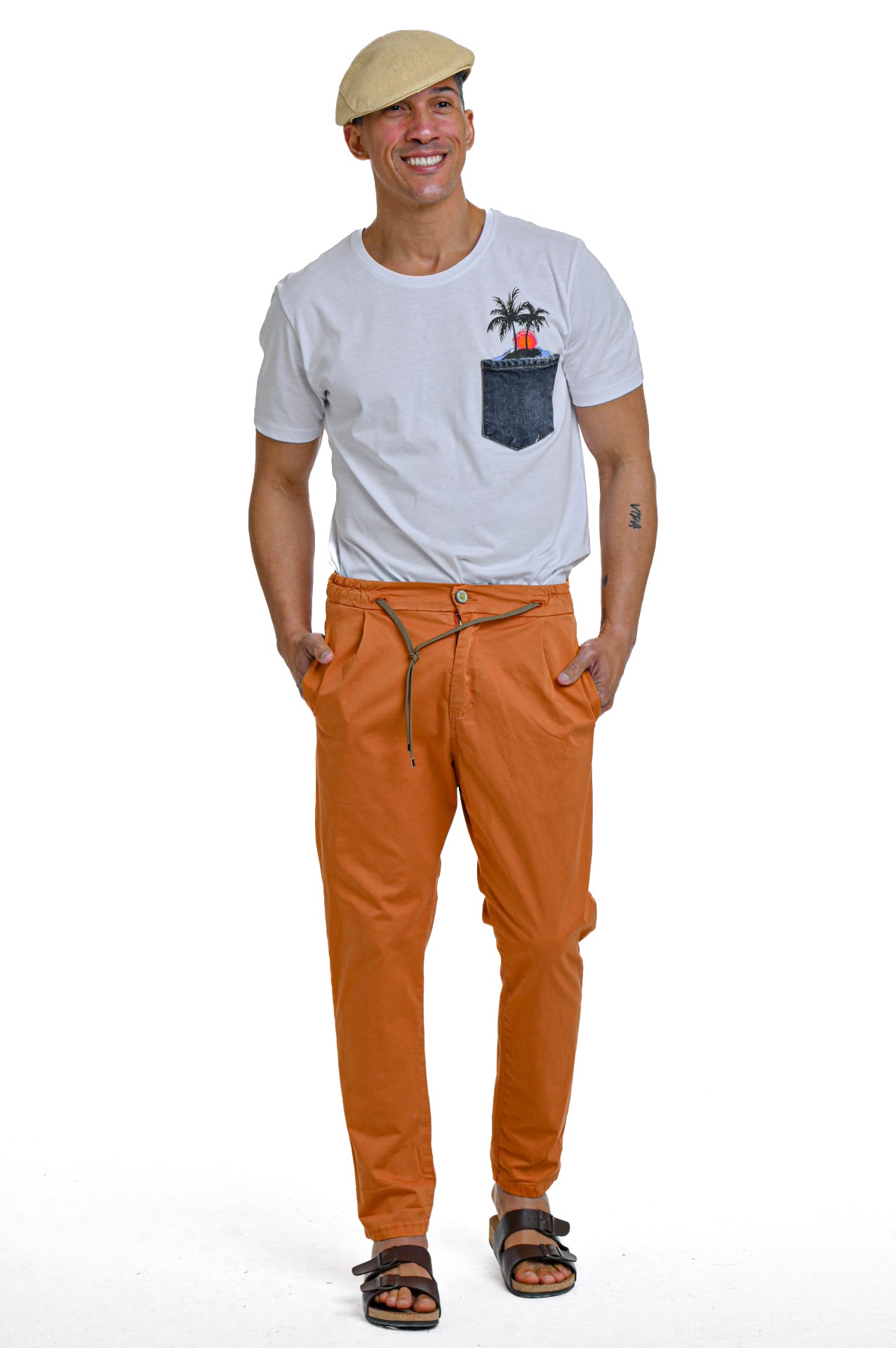 Roby Raso SS23 Tapered Cotton Trousers