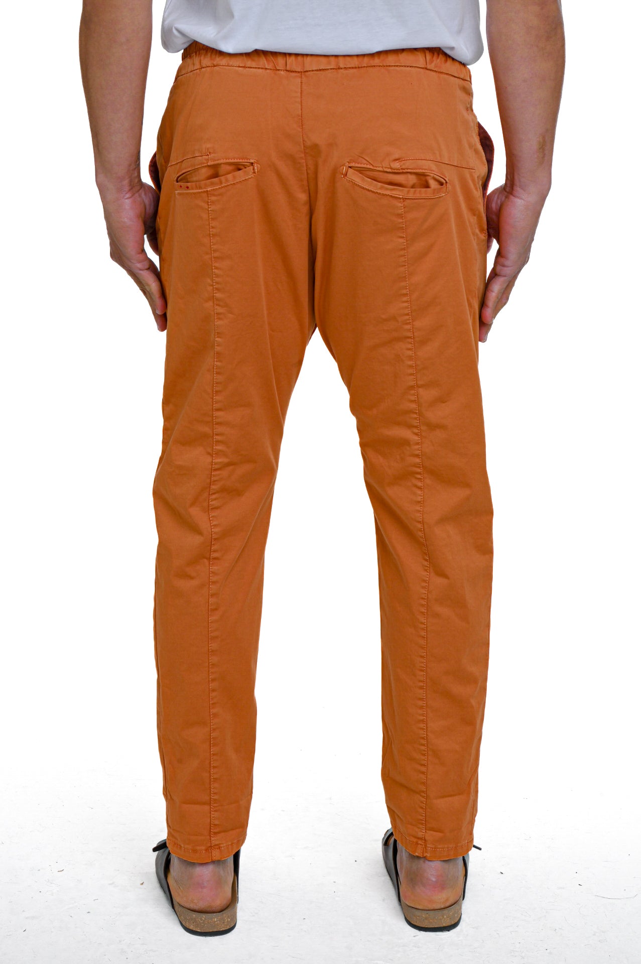 Pantaloni in cotone tapered Roby Raso SS23