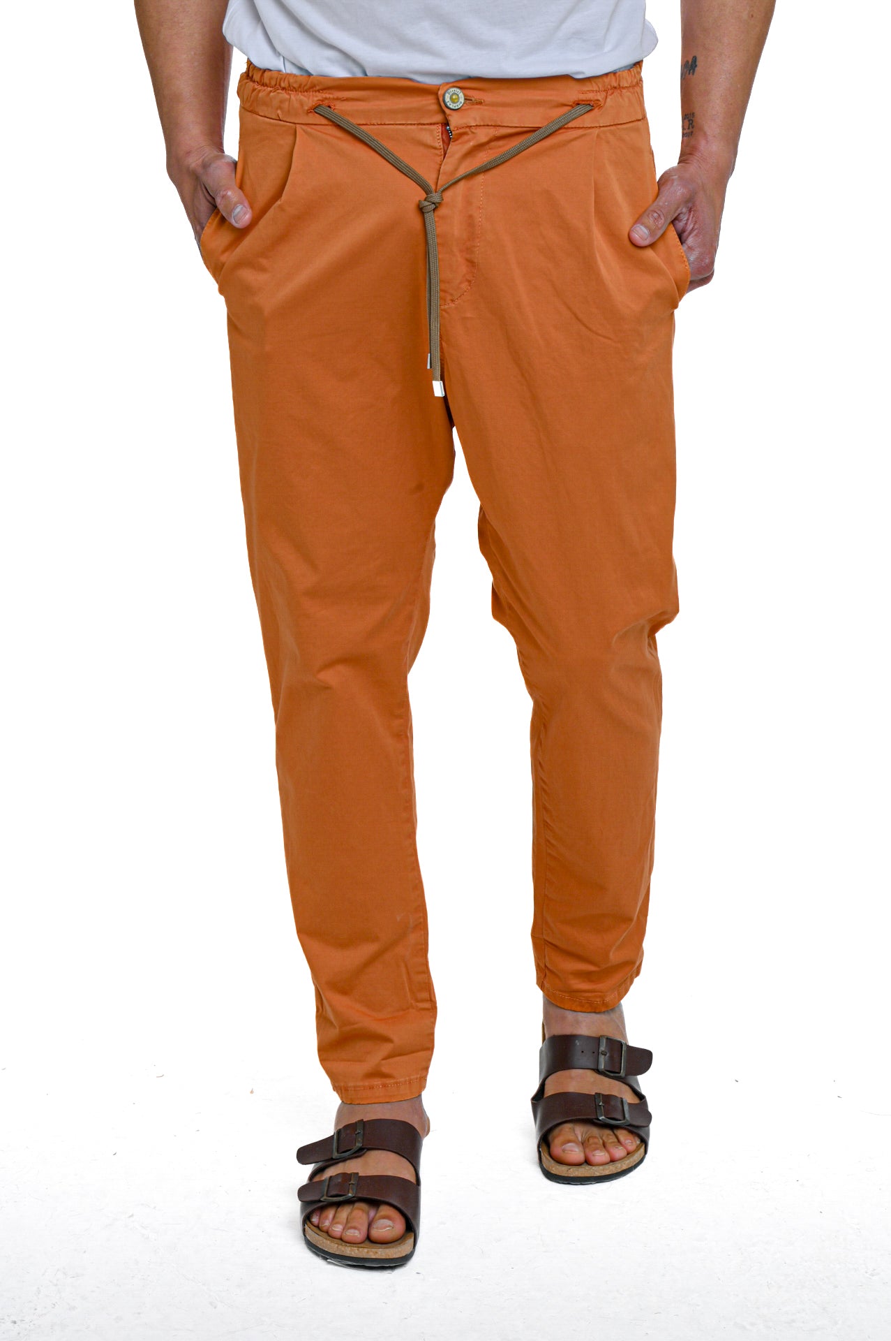 Roby Raso SS23 Tapered Cotton Trousers