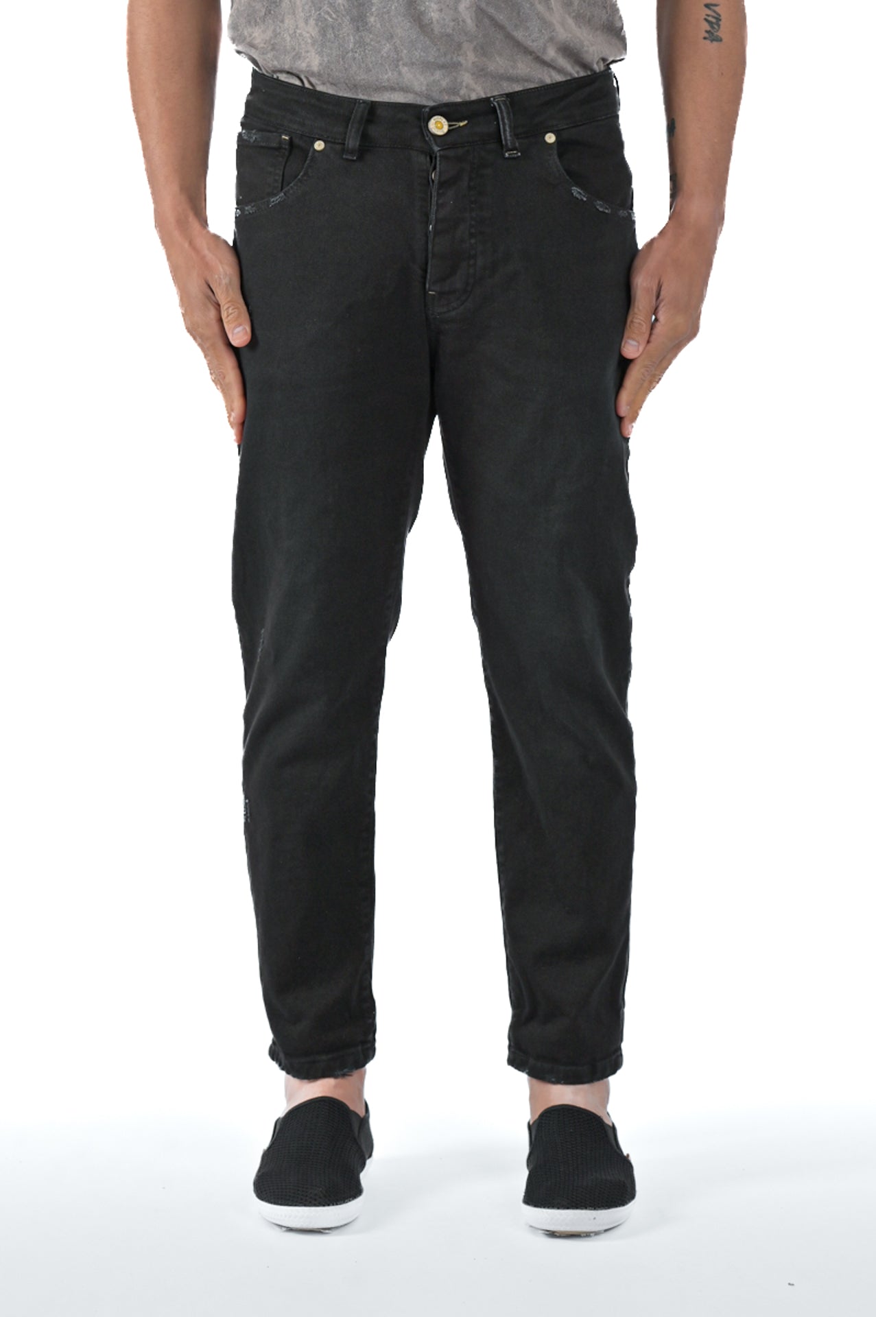 Pantaloni in cotone regular New Wolf Bull SS23