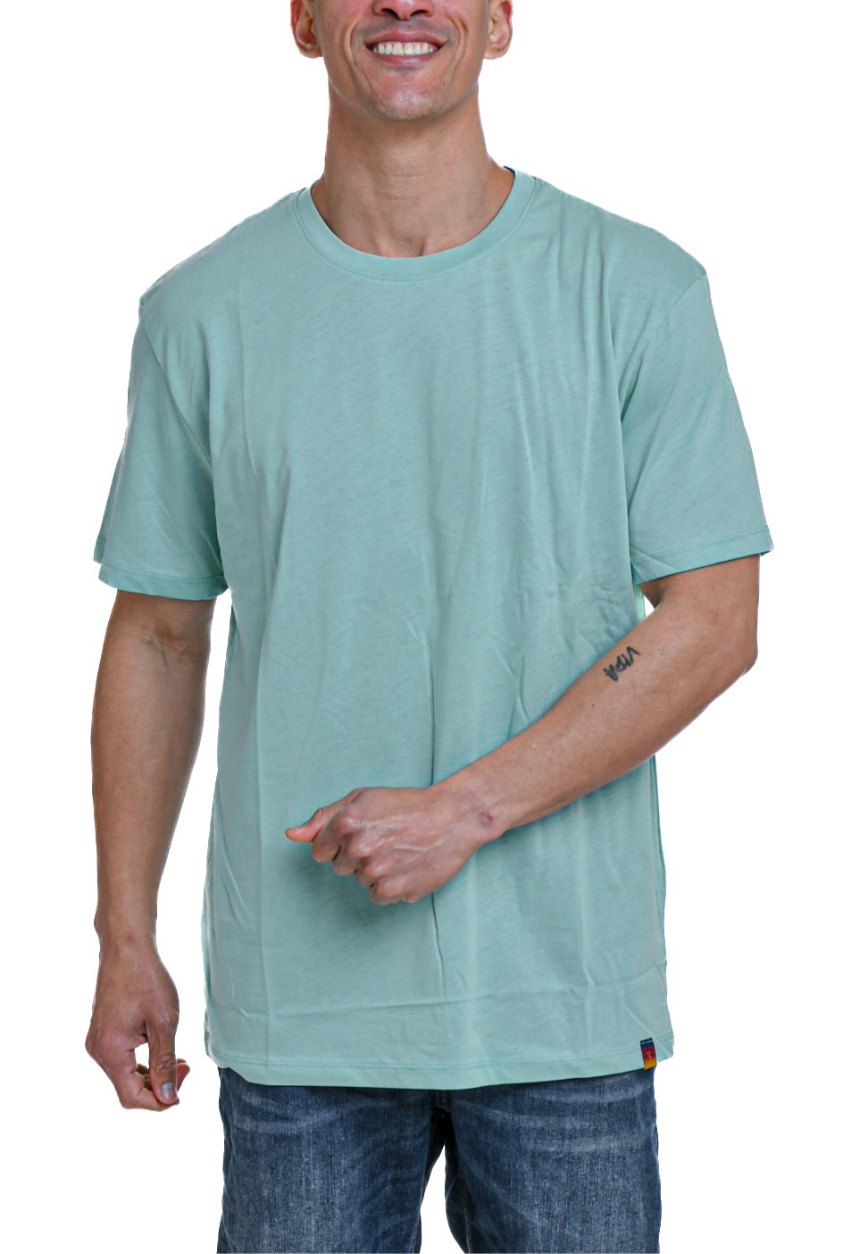 Loose T-Shirt DPE 2403 Over water green SS24