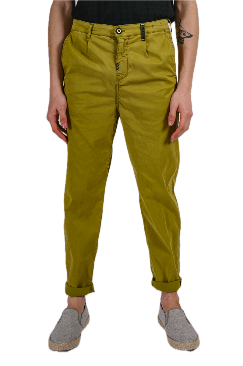 Pantaloni Regular Jacob Verde Acido SS22