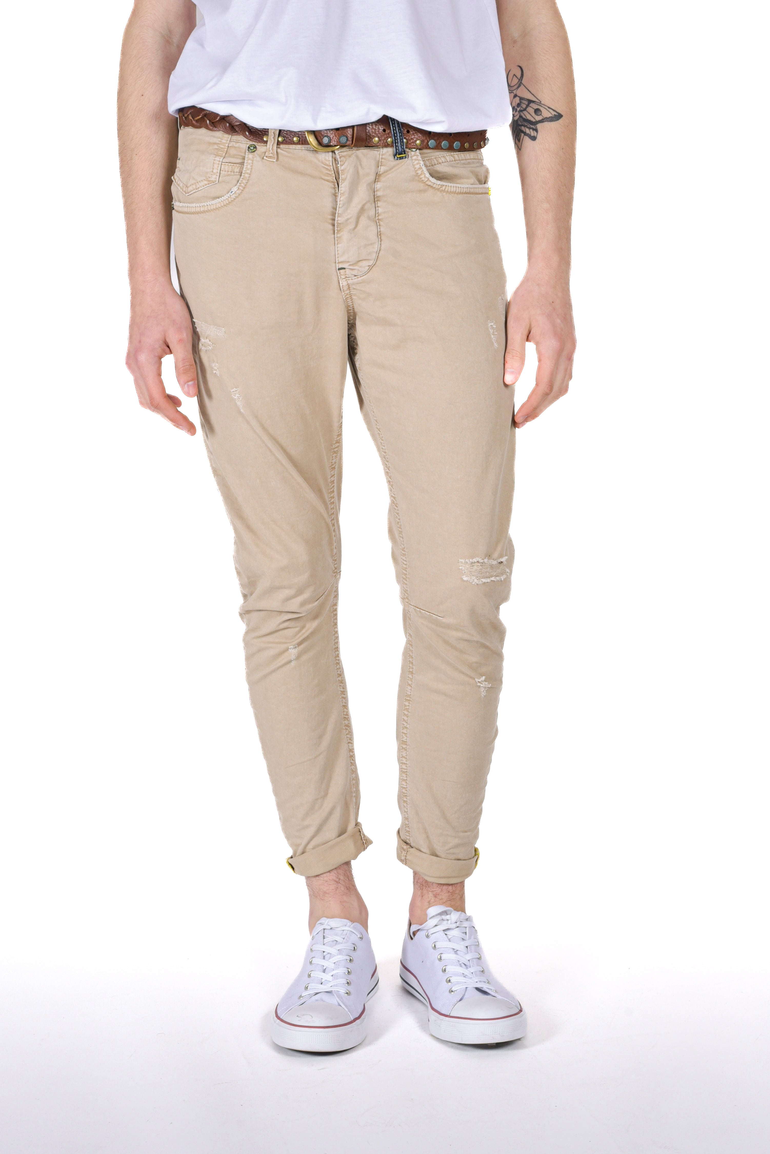 Pantaloni in cotone tapered Kron AM3 SS22