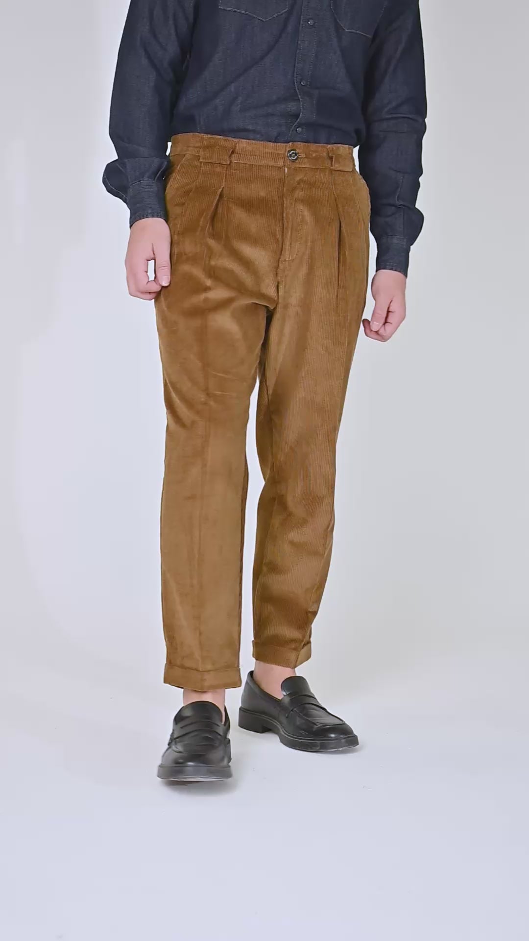Classic loose trousers Dance Bull beige FW24/25