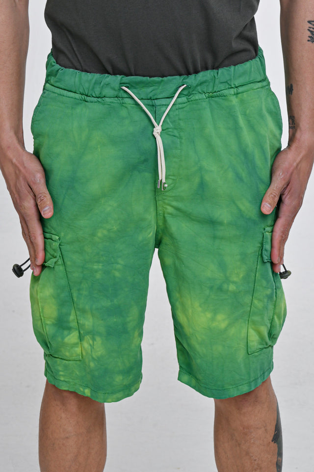 Men's cotton Bermuda shorts STAND TAI AND AI - Displaj