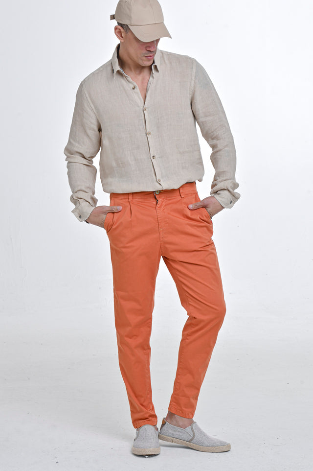 New private satin tapered fit men's trousers various colors - Displaj
