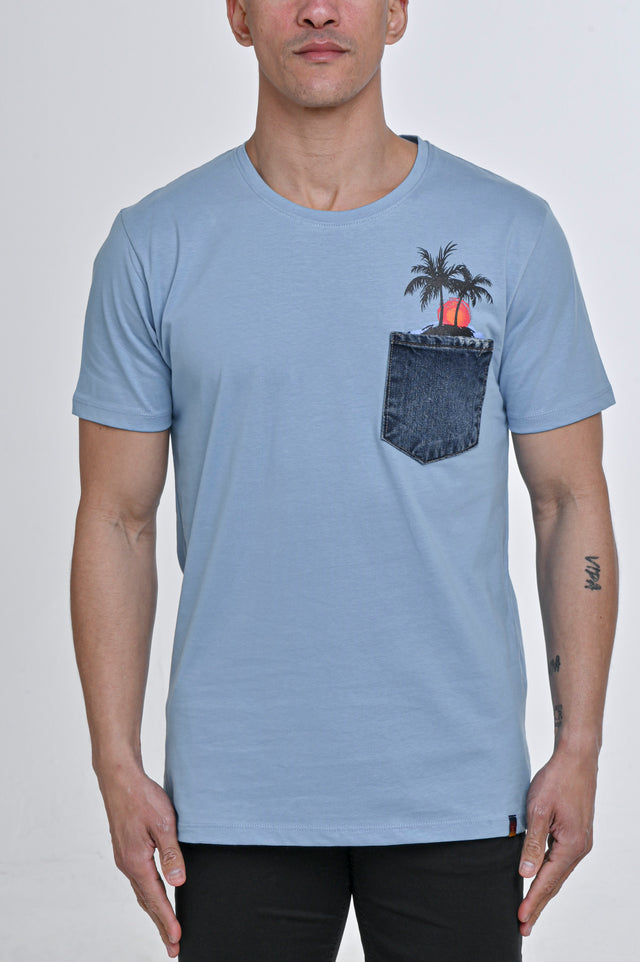 Men's t-shirt with pocket DPE 2319 various colors - Displaj