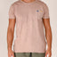 Powder pink t-shirt with round neck DA1039 - Displaj