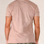 Powder pink t-shirt with round neck DA1039 - Displaj