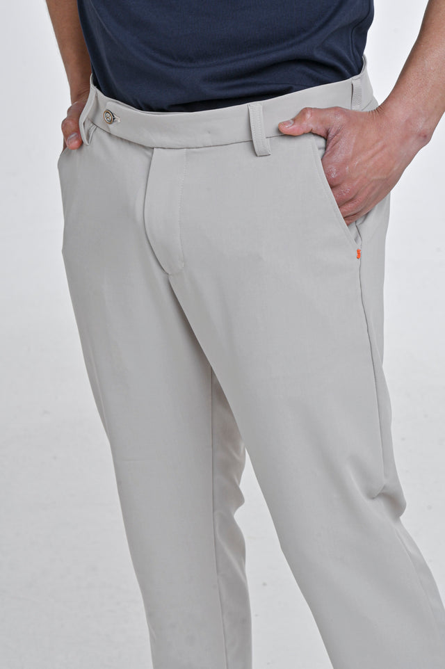 Pantaloni classici slim fit RACKET MILLER in vari colori- Displaj