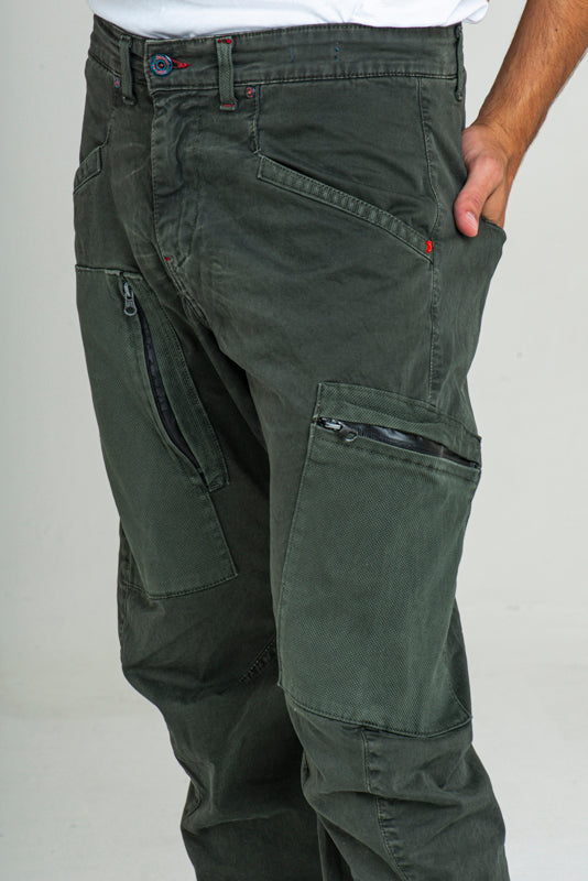 Men's loose fit cotton trousers FW 4623 - Displaj