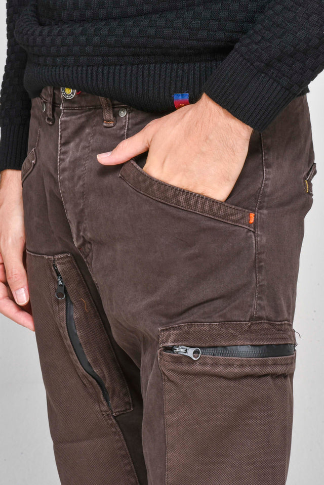 Pantaloni in cotone uomo loose fit AI 4623 - Displaj