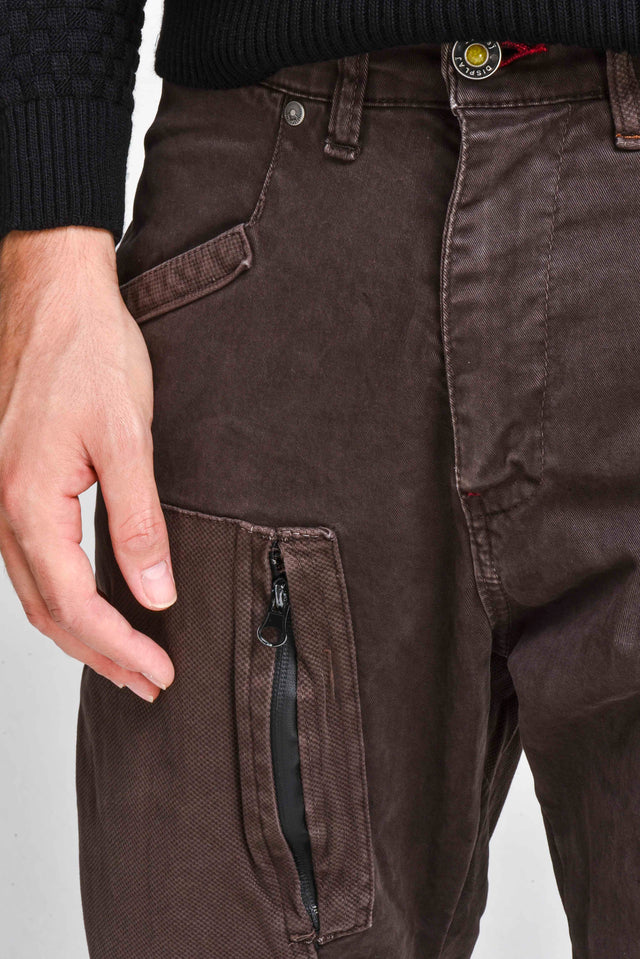 Men's loose fit cotton trousers FW 4623 - Displaj