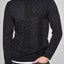 Men's black crew neck sweater DM 2226 - Displaj