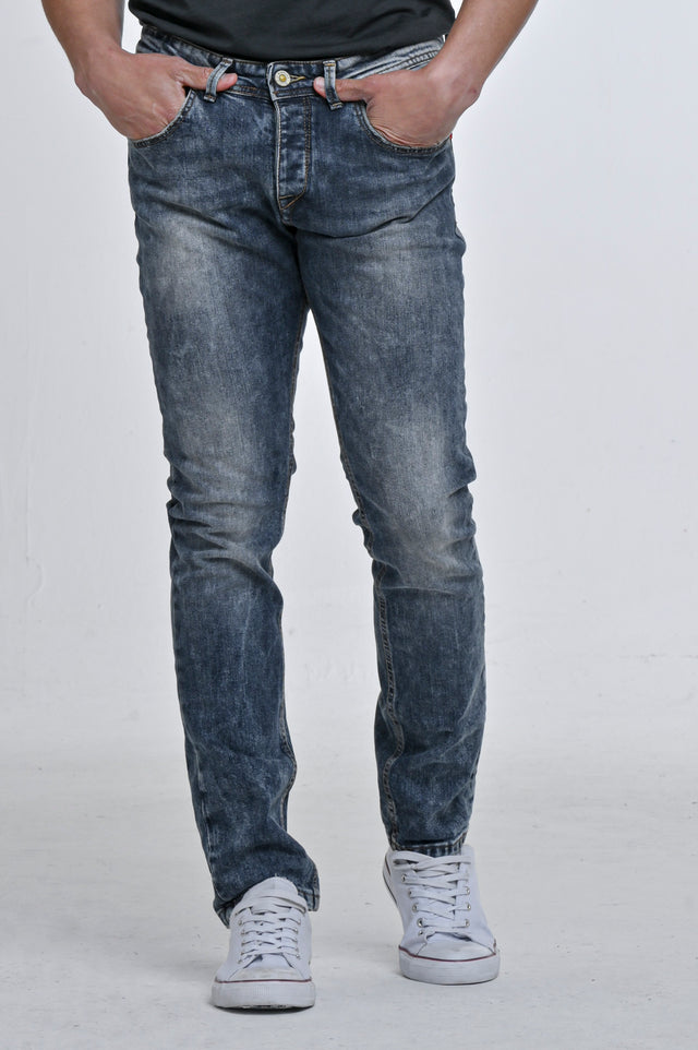 NEW LONDON marbled slim fit men's jeans - Displaj