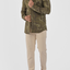 Camicia uomo in cotone regular fit PARK MIMETICA verde - Displaj