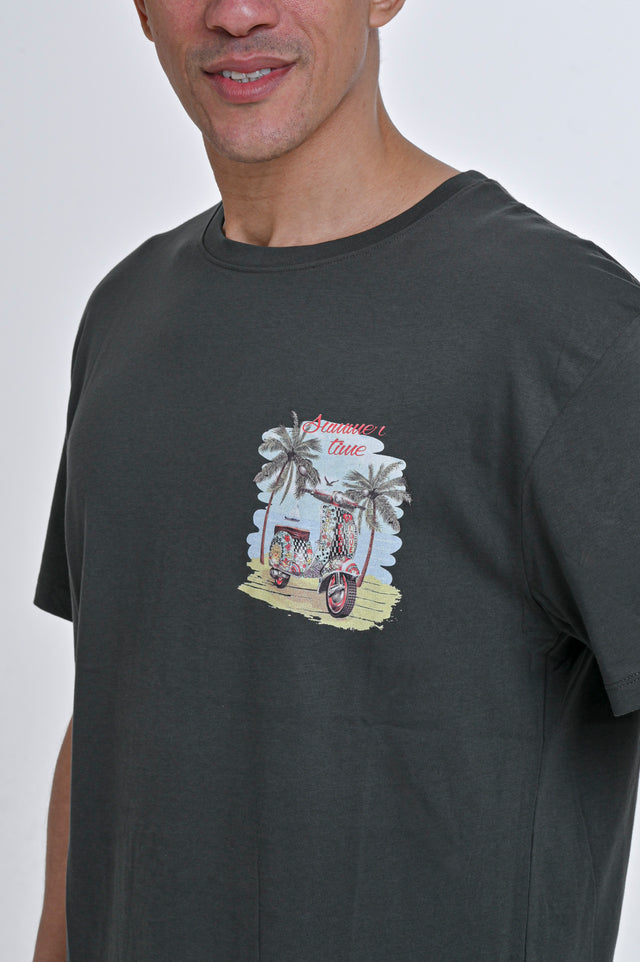 T-shirt uomo con stampa DPE 2304 vari colori - Displaj