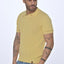 Men's yellow polo shirt with buttons DSP 23P9 - Displaj