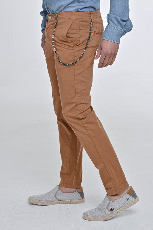 Tapered fit men's trousers Sonic Satin various colors - Displaj