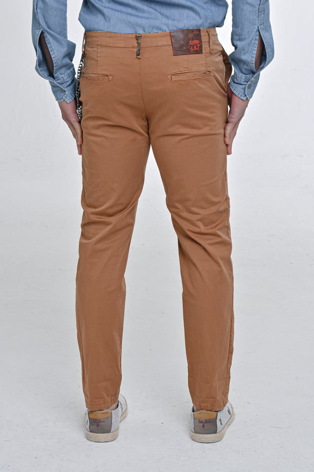 Tapered fit men's trousers PE 0123 Satin various colors - Displaj