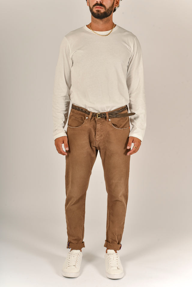 Men's regular fit cotton trousers in various colors FW 1221 - Displaj