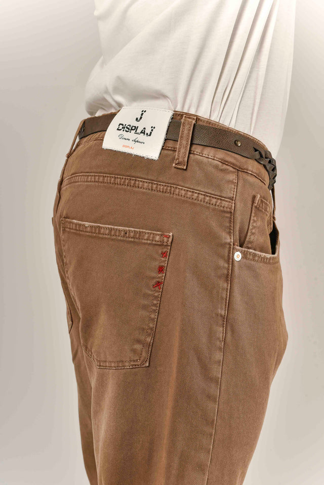 Pantaloni uomo in cotone regular fit vari colori AI 1221 - Displaj