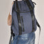 Backpack in blue denim with black details - Displaj