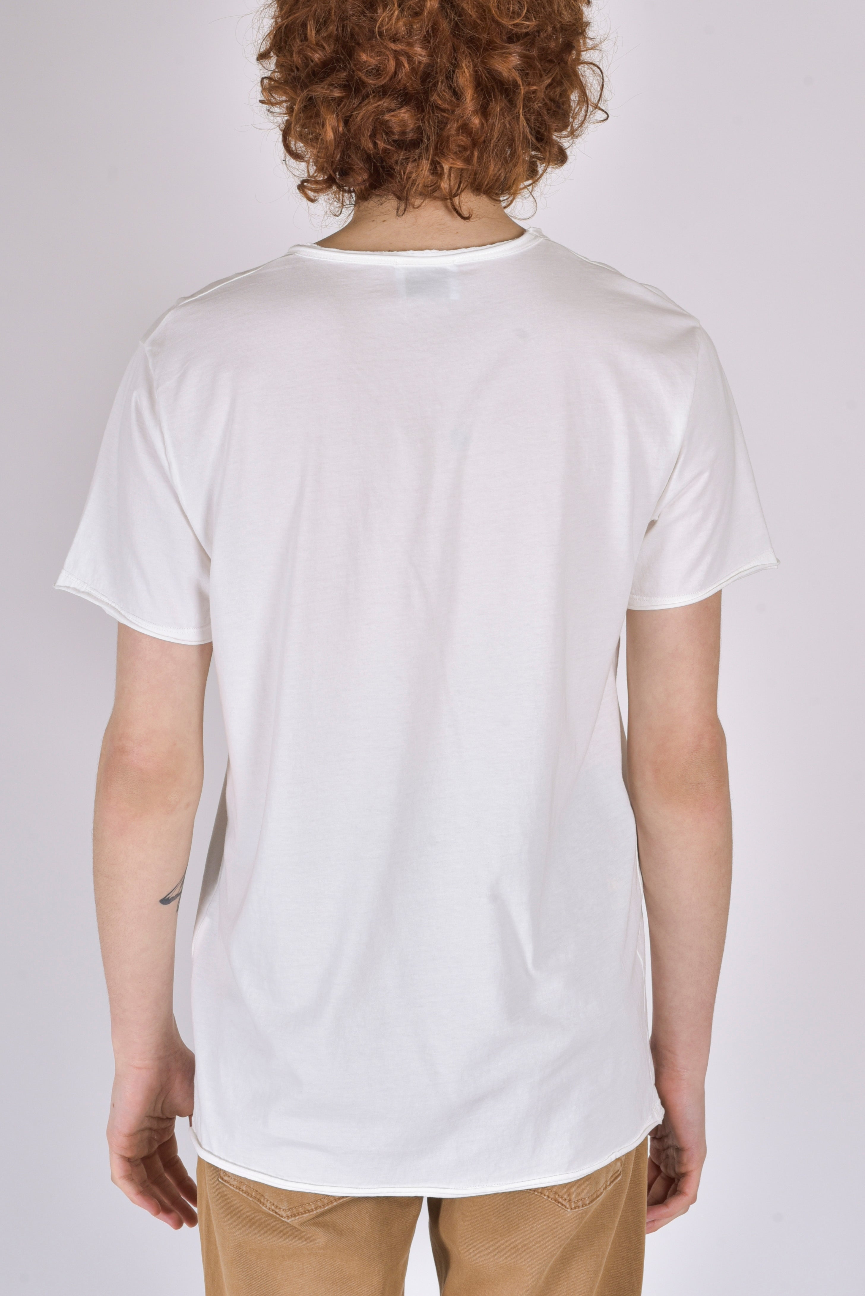 T-Shirt collo a giro regular Da 1045 Bianca SS22