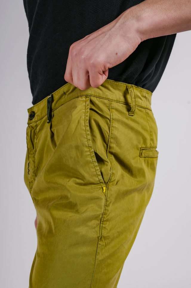 Acid green men's trousers PE 3222 - Displaj